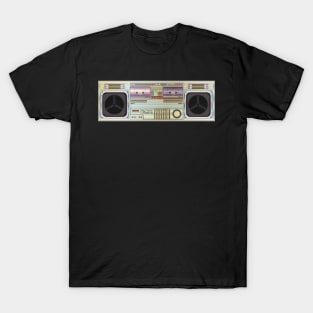 Ghetto Blaster Radio Design T-Shirt